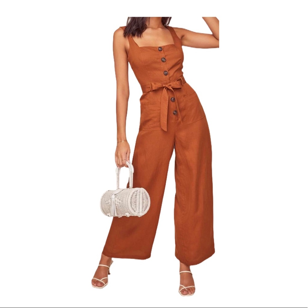 Astr Mirage Wide Leg Jumpsuit